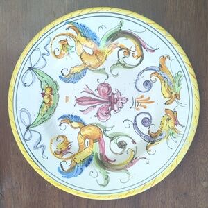Majolica Pottery Plate